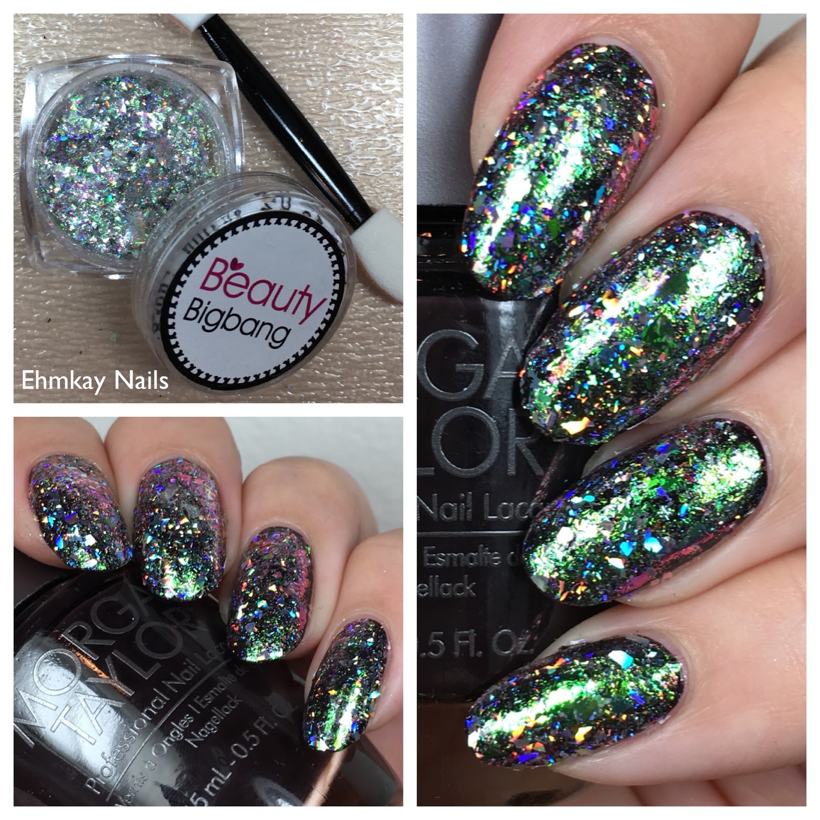 ehmkay nails: Beauty Big Bang Aurora Chameleon Flakes